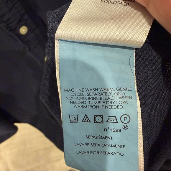 Ralph Lauren Dark Blue Casual Button Down Collared Shirt - Picture 5 of 9